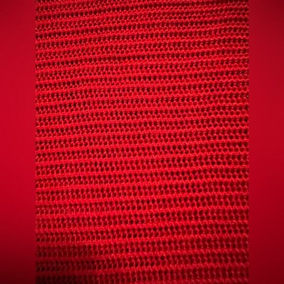 Express Red Batwing Sleeve Sheer Open Knit Sweater Sz XS - Picture 10 of 13